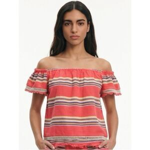 DRA LOS ANGELES | Off the Shoulder Fringe Top Sz M